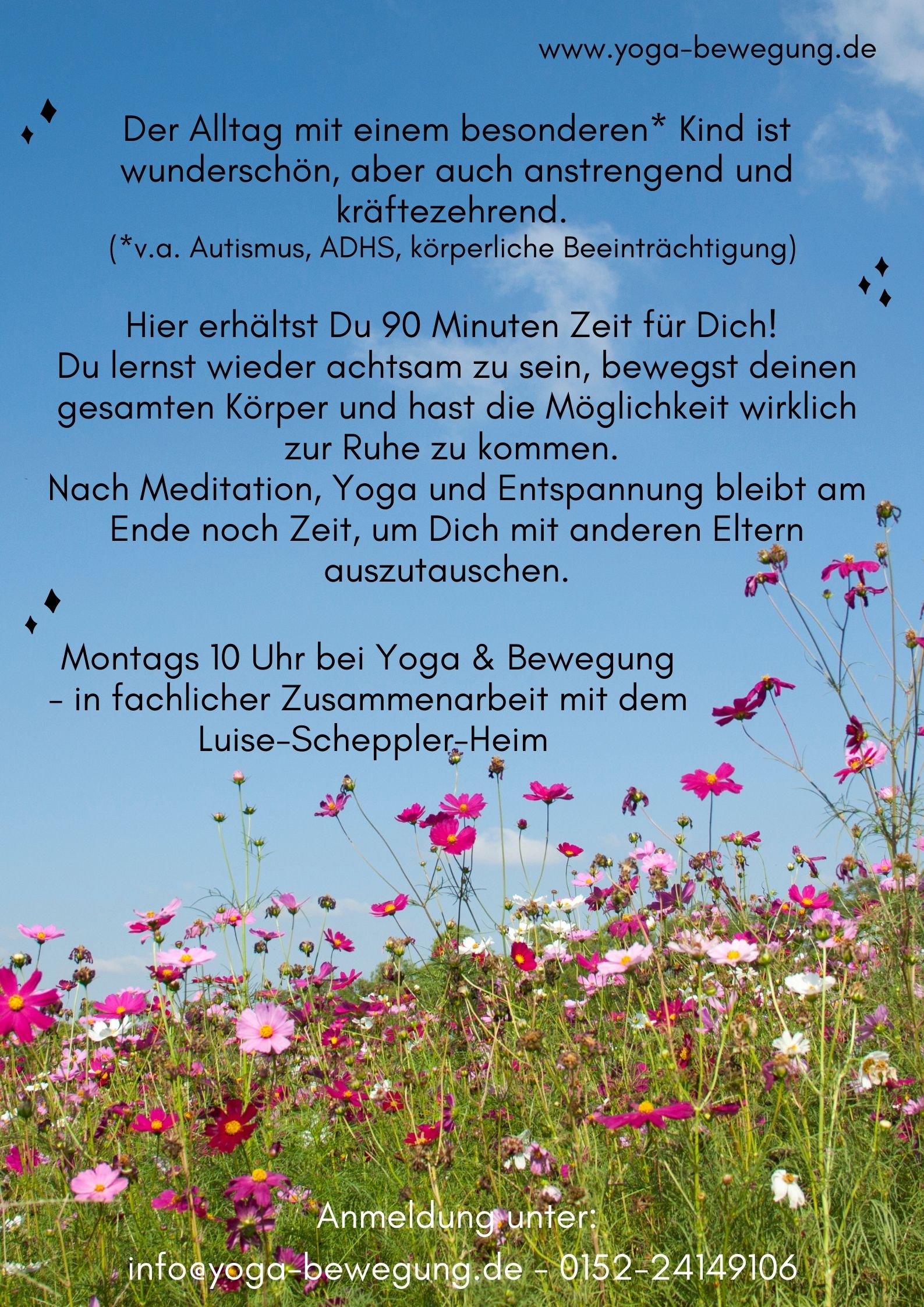 Flyer für das Event